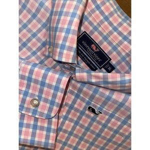 Vineyard Vines Classic Fit Tucker Shirt Men Xl Pink Blue Dads ( Gender Reveal )